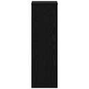 vidaXL Növényállvány 2 pcs Musta tammi 25 x 25 x 80 cm Faanyag