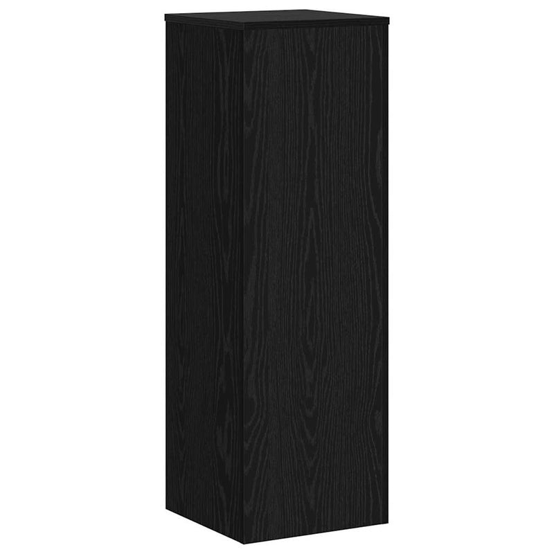 vidaXL Növényállvány Fekete tölgy 33 x 33 x 100 cm Faanyag