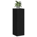 vidaXL Növényállvány Fekete tölgy 33 x 33 x 100 cm Szerelt fa