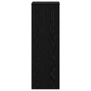 vidaXL Növényállvány Fekete tölgy 33 x 33 x 100 cm Faanyag