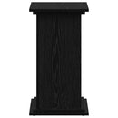 vidaXL Növényállvány Fekete tölgy 33 x 33 x 60 cm Faanyag