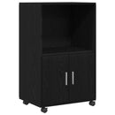 vidaXL Cabinet Fekete tölgy 55 x 40 x 82 cm