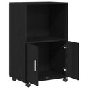 vidaXL Cabinet Fekete tölgy 55 x 40 x 82 cm