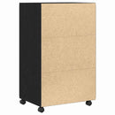 vidaXL Cabinet Fekete tölgy 55 x 40 x 82 cm