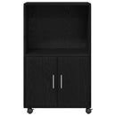 vidaXL Cabinet Fekete tölgy 55 x 40 x 82 cm