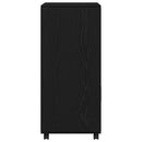 vidaXL Cabinet Fekete tölgy 55 x 40 x 82 cm