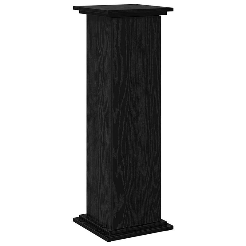 vidaXL Kijelző állvány tárolóval Fekete tölgy 31 x 30 x 90 cm Faanyag