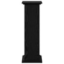 vidaXL Kijelző állvány tárolóval Fekete tölgy 31 x 30 x 90 cm Faanyag