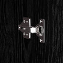 vidaXL Kijelző állvány tárolóval Fekete tölgy 31 x 30 x 60 cm Faanyag