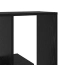 vidaXL Könyvespolc 8 szintes 67 x 25 x 162 cm Szerelt Fa Fekete tölgy
