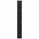 vidaXL Könyvespolc Fekete 70 x 24 x 193.5 cm Faanyag