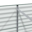 vidaXL Emelt Ágy Zöld 400 x 80 x 81 cm Acél