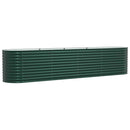 vidaXL Emelt Ágy Zöld 400 x 80 x 81 cm Acél
