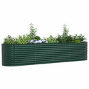 vidaXL Emelt Ágy Zöld 400 x 80 x 81 cm Acél