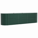 vidaXL Emelt Ágy Zöld 320 x 80 x 81 cm Acél
