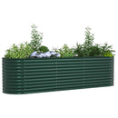 vidaXL Emelt Ágy Zöld 320 x 80 x 81 cm Acél
