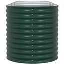 vidaXL Emelt Ágy Zöld 320 x 80 x 81 cm Acél