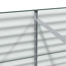 vidaXL Kerti magaságyás Zöld 240 x 80 x 81 cm Acél