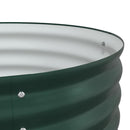 vidaXL Kerti magaságyás Zöld 240 x 80 x 81 cm Acél