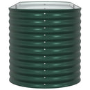 vidaXL Emelt Ágy Zöld 240 x 80 x 81 cm Acél