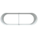 vidaXL Emelt Ágy Zöld 240 x 80 x 81 cm Acél