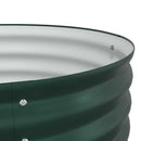 vidaXL Emelt Ágy Zöld 160 x 80 x 81 cm Acél