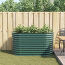 vidaXL Emelt Ágy Zöld 160 x 80 x 81 cm Acél