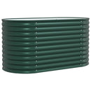 vidaXL Emelt Ágy Zöld 160 x 80 x 81 cm Acél