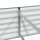 vidaXL Emelt Ágy Zöld 400 x 80 x 44 cm Acél