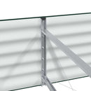 vidaXL Kerti magaságyás Zöld 320 x 80 x 44 cm Acél