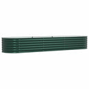 vidaXL Emelt Ágy Zöld 320 x 80 x 44 cm Acél