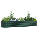 vidaXL Emelt Ágy Zöld 320 x 80 x 44 cm Acél