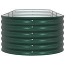 vidaXL Emelt Ágy Zöld 320 x 80 x 44 cm Acél