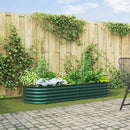 vidaXL Emelt Ágy Zöld 240 x 80 x 44 cm Acél