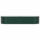 vidaXL Emelt Ágy Zöld 240 x 80 x 44 cm Acél