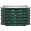 vidaXL Emelt Ágy Zöld 240 x 80 x 44 cm Acél