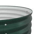 vidaXL Kerti magaságyás Zöld 160 x 80 x 44 cm Acél