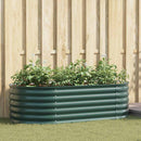 vidaXL Emelt Ágy Zöld 160 x 80 x 44 cm Acél