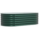 vidaXL Emelt Ágy Zöld 160 x 80 x 44 cm Acél