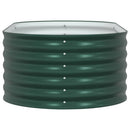 vidaXL Emelt Ágy Zöld 160 x 80 x 44 cm Acél