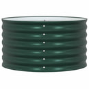 vidaXL Emelt Ágy Zöld 80 x 80 x 44 cm Acél