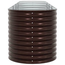 vidaXL Emelt Ágy Barna 400 x 80 x 81 cm Acél