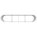 vidaXL Kerti magaságyás Barna 400 x 80 x 81 cm Acél