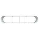 vidaXL Emelt Ágy Barna 400 x 80 x 81 cm Acél