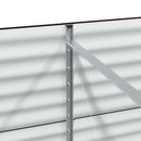 vidaXL Kerti magaságyás Barna 320 x 80 x 81 cm Acél