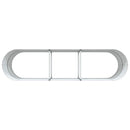 vidaXL Kerti magaságyás Barna 320 x 80 x 81 cm Acél