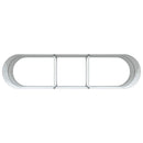 vidaXL Emelt Ágy Barna 320 x 80 x 81 cm Acél