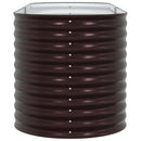 vidaXL Kerti magaságyás Barna 240 x 80 x 81 cm Acél