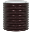 vidaXL Emelt Ágy Barna 240 x 80 x 81 cm Acél