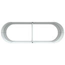 vidaXL Kerti magaságyás Barna 240 x 80 x 81 cm Acél